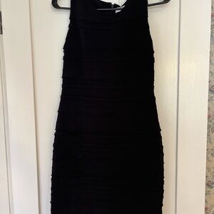 Calvin Klein Black Tiered Sheath Dress – Size 6P